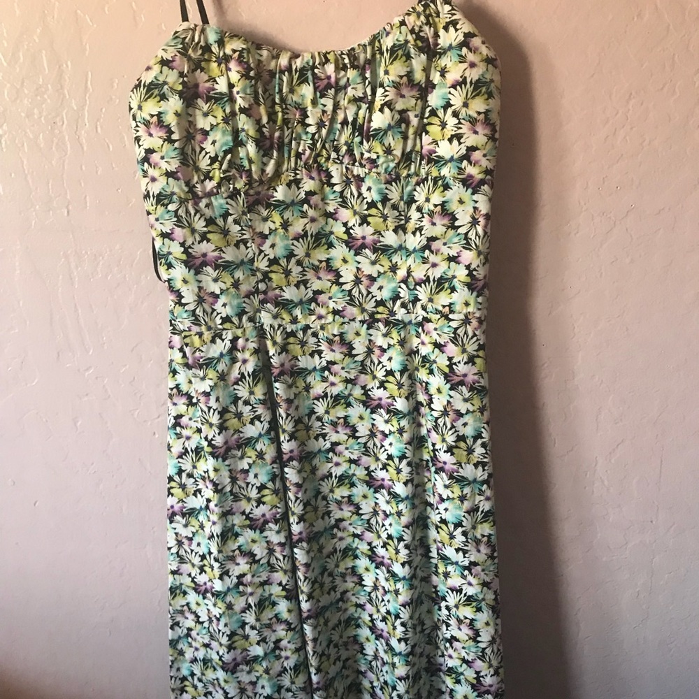 Floral spaghetti strap dress